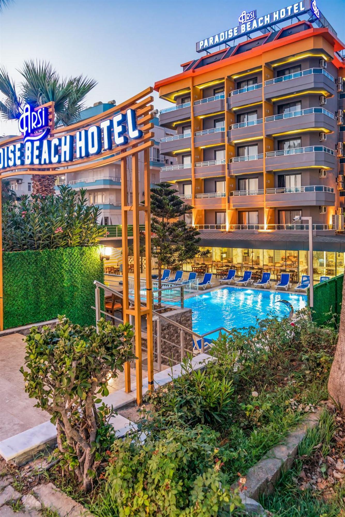 Arsi Paradise Beach Hotel Alanya Exterior photo